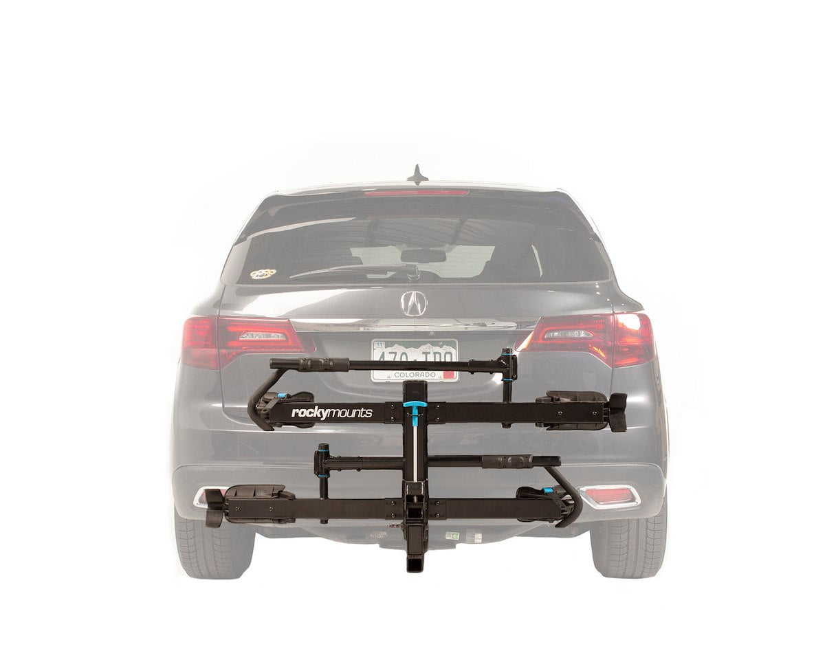 Rhino-Rack USA Bike Rack, 2 in Receiver Hitch Mount, Holds 2 Bikes, 120 lb Weight Capacity - 11415