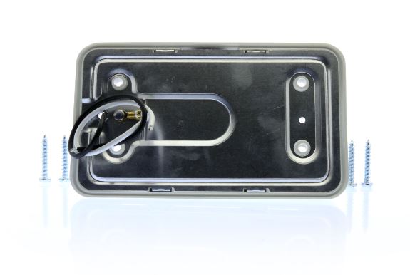 Optronics Porch Light, 12 V, 1.4 amp, 6 in Width x 3-1/2 in Height x 2-1/4 in Depth Rectangular - RVPL3CFS