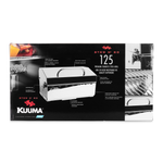 Camco Marine Barbeque Grill, Stow N' Go 125, 9000 BTU, 11-1/4 in Length x 19-3/4 in Width x 11 in Depth - 58140