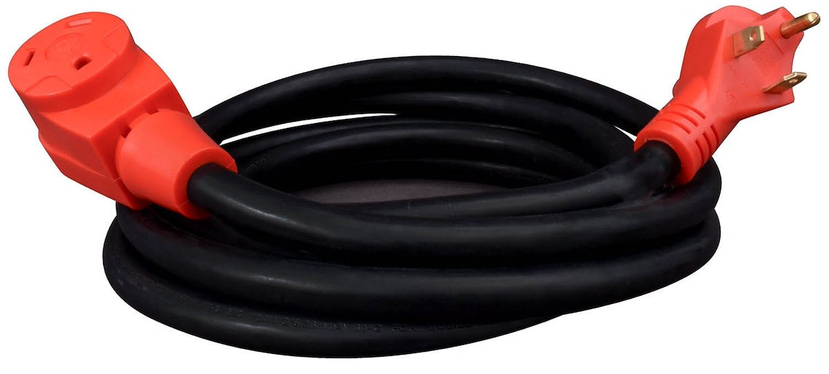 Valterra Power Cord, 30 amp, 15 ft Length, Male 3-Prong Plug And Female 3-Prong Plug - A10-3015EH