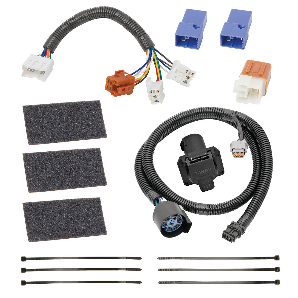Tekonsha Trailer Wiring Connector, 7-Way Replacement for OEM Wiring Harness - 118266