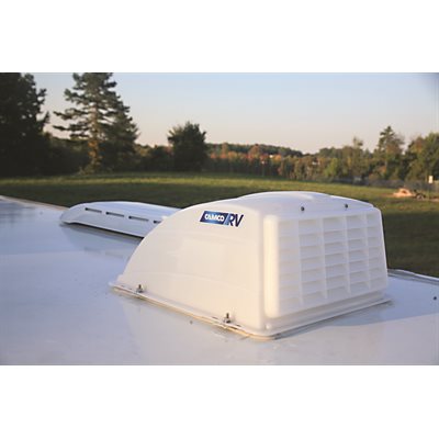 Camco Roof Vent Cover, For 14 in x 14 in Vents, White - 40431