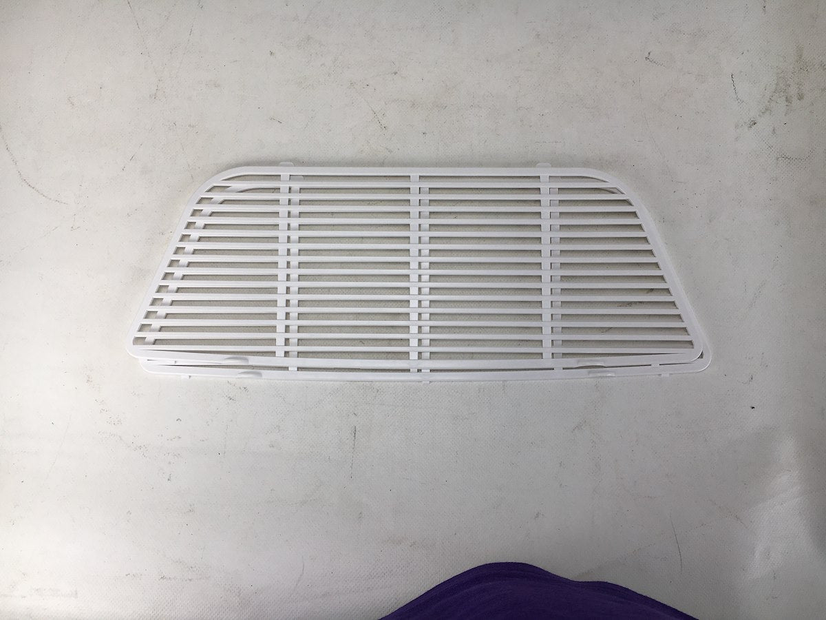 Coleman Mach Air Conditioner Ceiling Assembly Grille, For 8430A633/8430A6332 Chill Grille 2 Ceiling Assemblies, White - 8430-3701