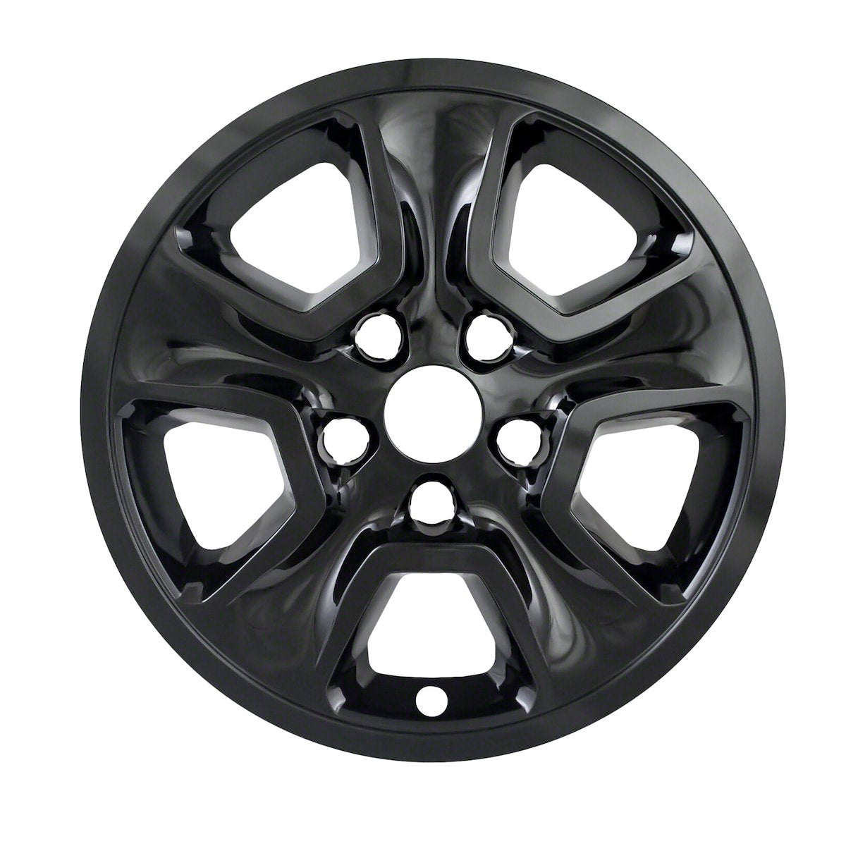 Coast2Coast Wheel Skin, 17 in, 5 Spokes, Gloss Black, Set Of 4 - IWCIMP365BLK