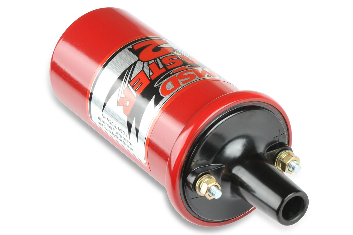 MSD Ignition Ignition Coil, Blaster 2, 45000 V, Effective Up To 15000 RPM - 8202