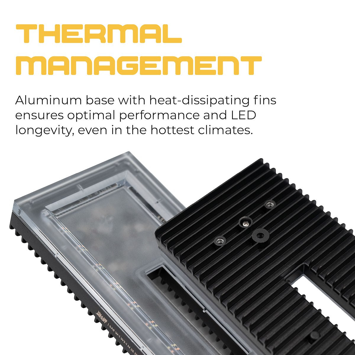 Putco Warning Light, 12 in Length x 4 in Width, LED Strobe, Dual Zone Amber And White - 960112