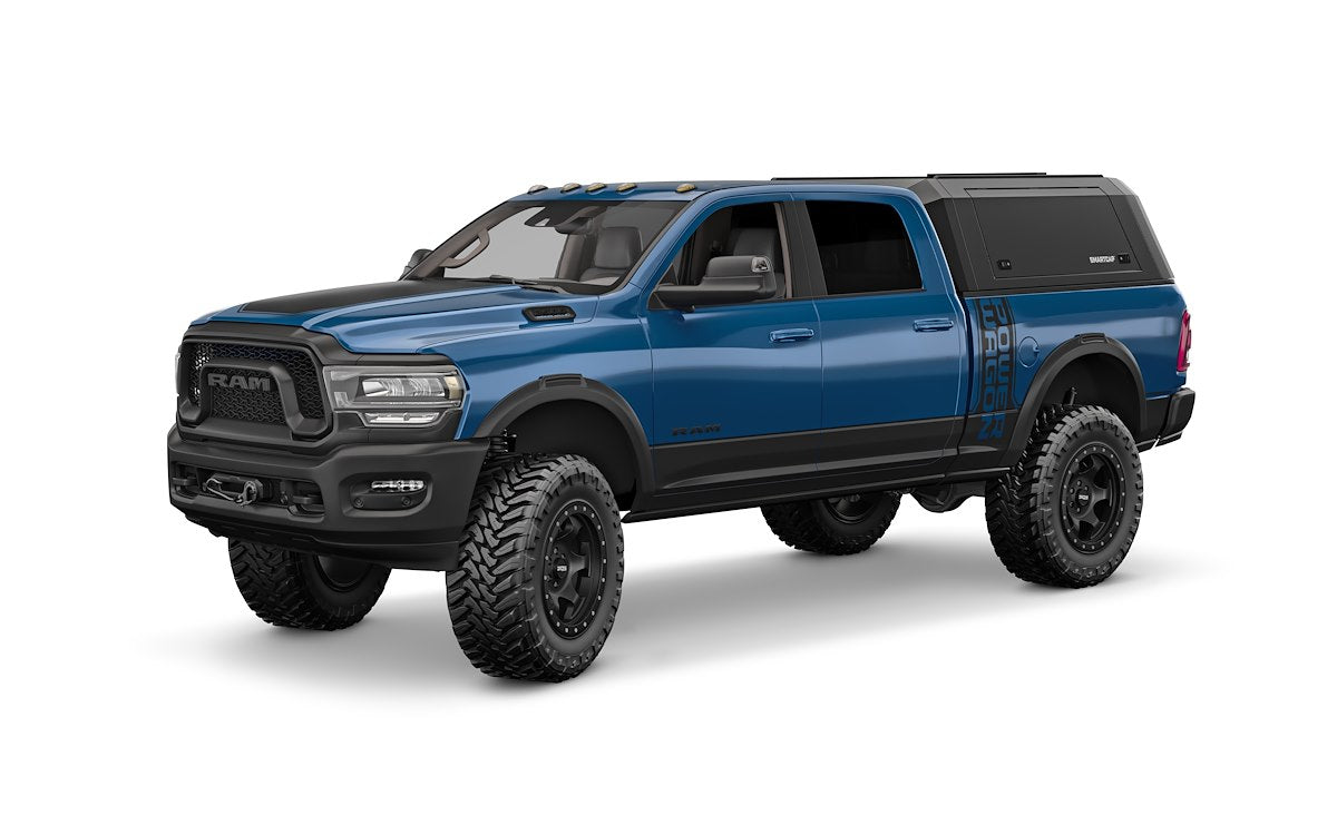 SmartCap Truck Cap, Holds Up To 330 lb When Moving And 770 lb When Parked, Matte Black, Stainless Steel - EA1005-MB