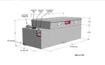 RDS Tanks Liquid Transfer Tank, 20 in Length x 41 in Width x 6-1/4 in Height Tool Box, 20 in Length x 50 in Width x 19 in Height Transfer Tank - 71789