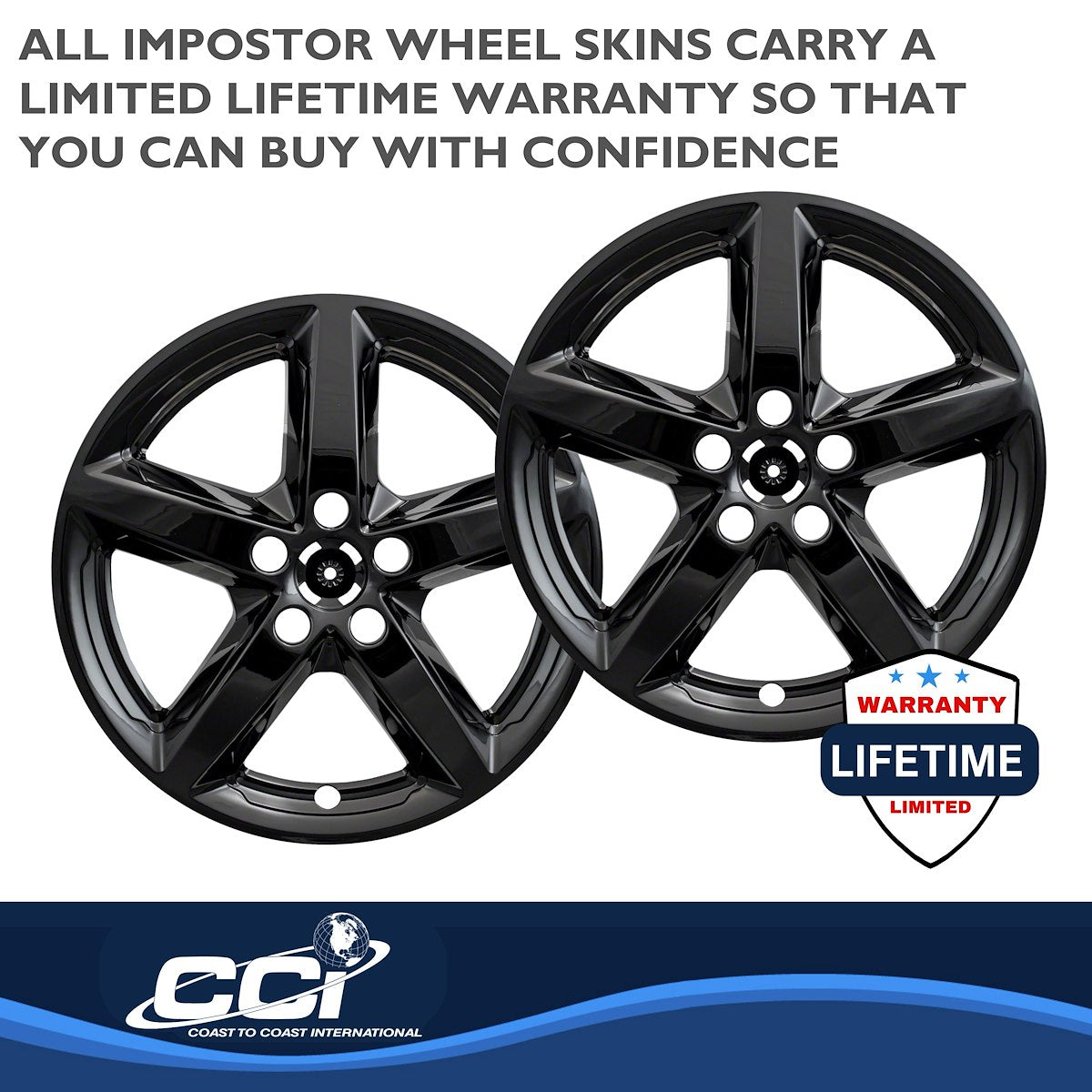Coast2Coast Wheel Skins & Styled Wheel Covers IMP419BLK product image 4