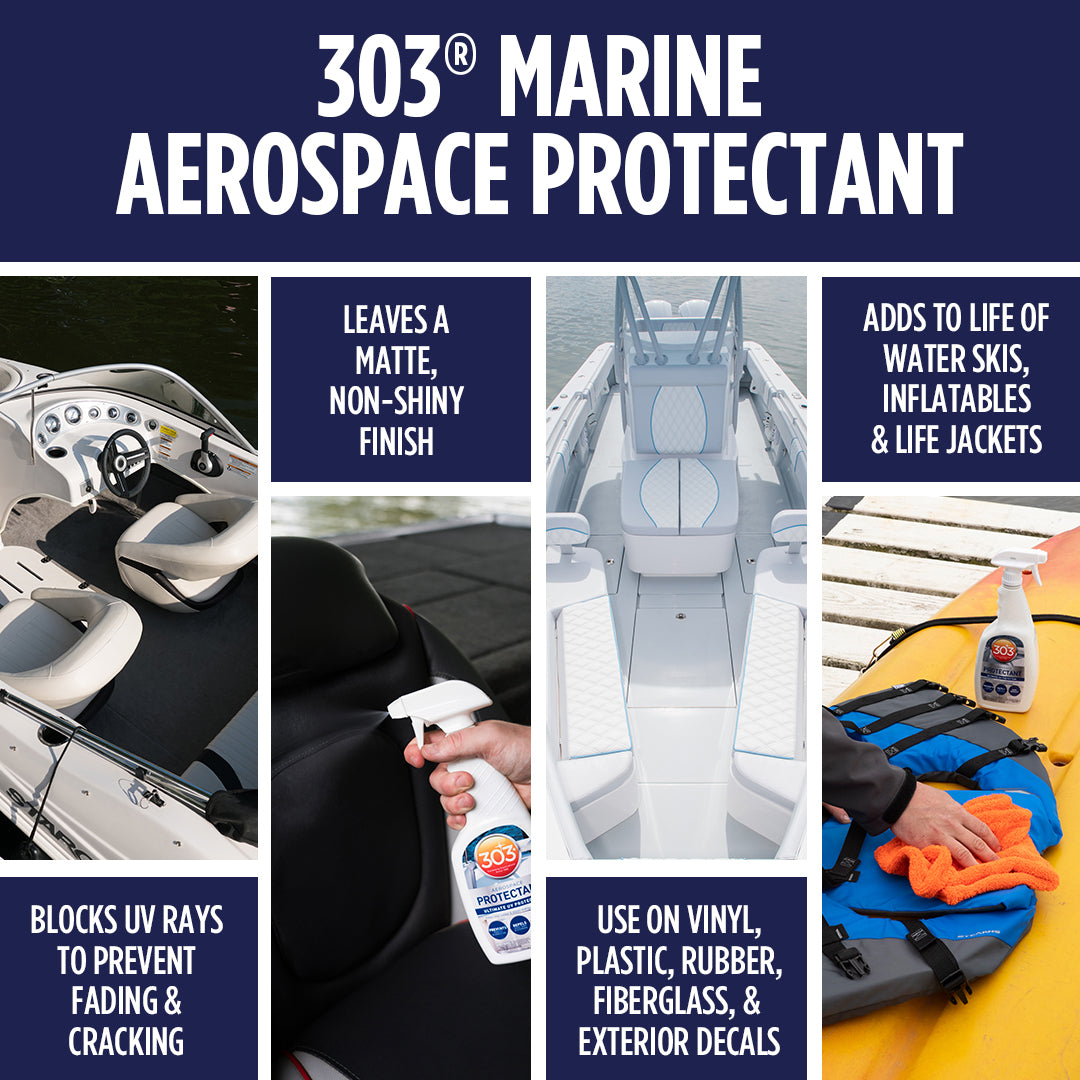 303 Products Inc. Vinyl Protectant, 32 oz, 1 Spray Bottle - 30306
