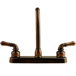 Dura Faucet Faucet, Classical Series, 10 in Hi-Rise Classical Spout, 2 Teapot Classical Handle - DF-PK210C-ORB