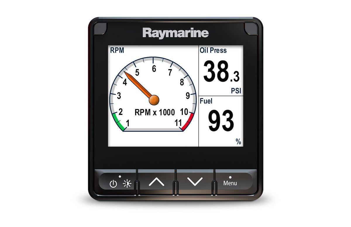 Raymarine Sailboat Instrument Kit, i70s, 4 in LCD Display, 1.7 Watt Power Consumption - E70327