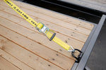 Keeper Corporation Tie Down Strap, 27 ft Length x 2 in Width, 3333 lb Load Capacity, 10000 lb Break Strength - 04622