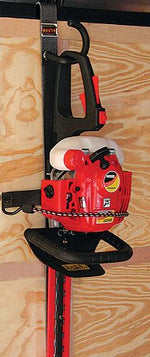 Rack-Em Tool Organizer, Holds 1 Chainsaw Or Similar Tool With A Loop Style Handle, Black/Gray, Steel - RA-3
