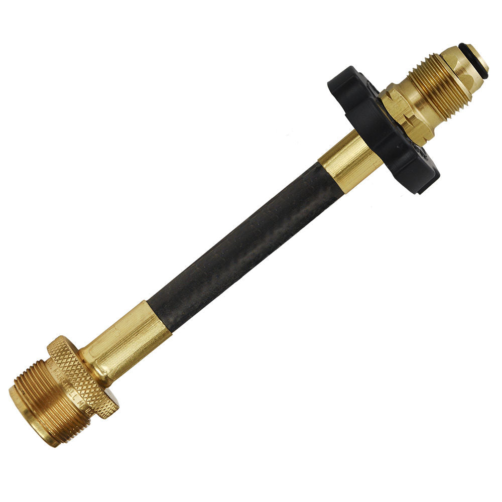 Marshall Excelsior Propane Hose, 1/4 in Inside Diameter High Pressure Adapter Hose, 60 in Length, Thermoplastic And Brass - MER407-60