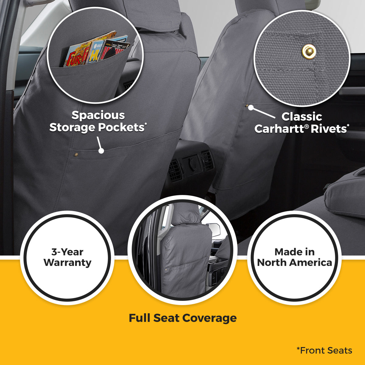 Covercraft Seat Covers SSC8489CAGY product image 4