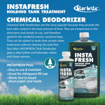 Star Brite Waste Holding Tank Treatment, Treats 160 gal Holding Tank, 32 oz Bottle - 072832