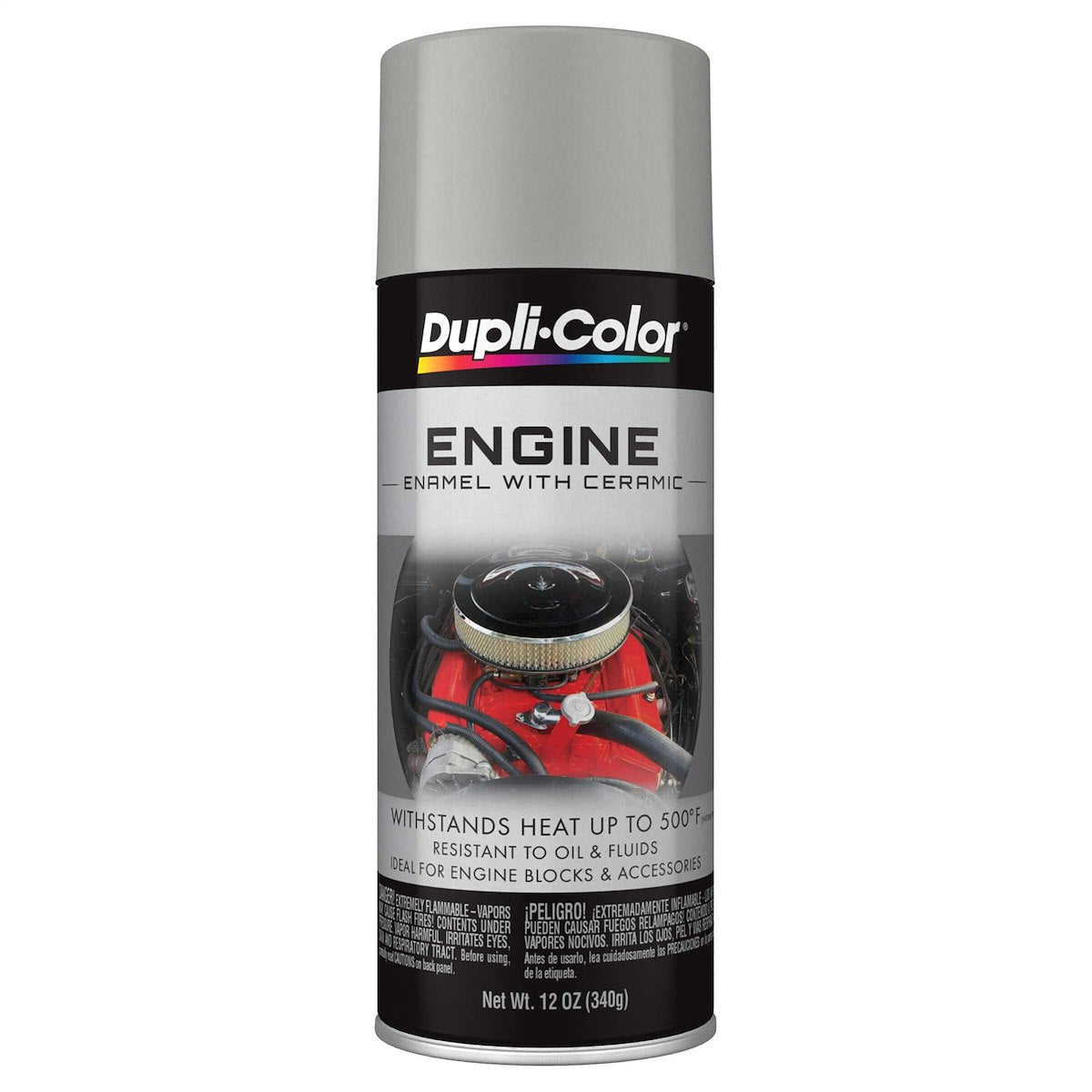 VHT/ Duplicolor Engine Paint, Heat Resistant to 500 Degrees Fahrenheit, Cast Coat Aluminum, 12 oz Aerosol Spray Can - DE1650