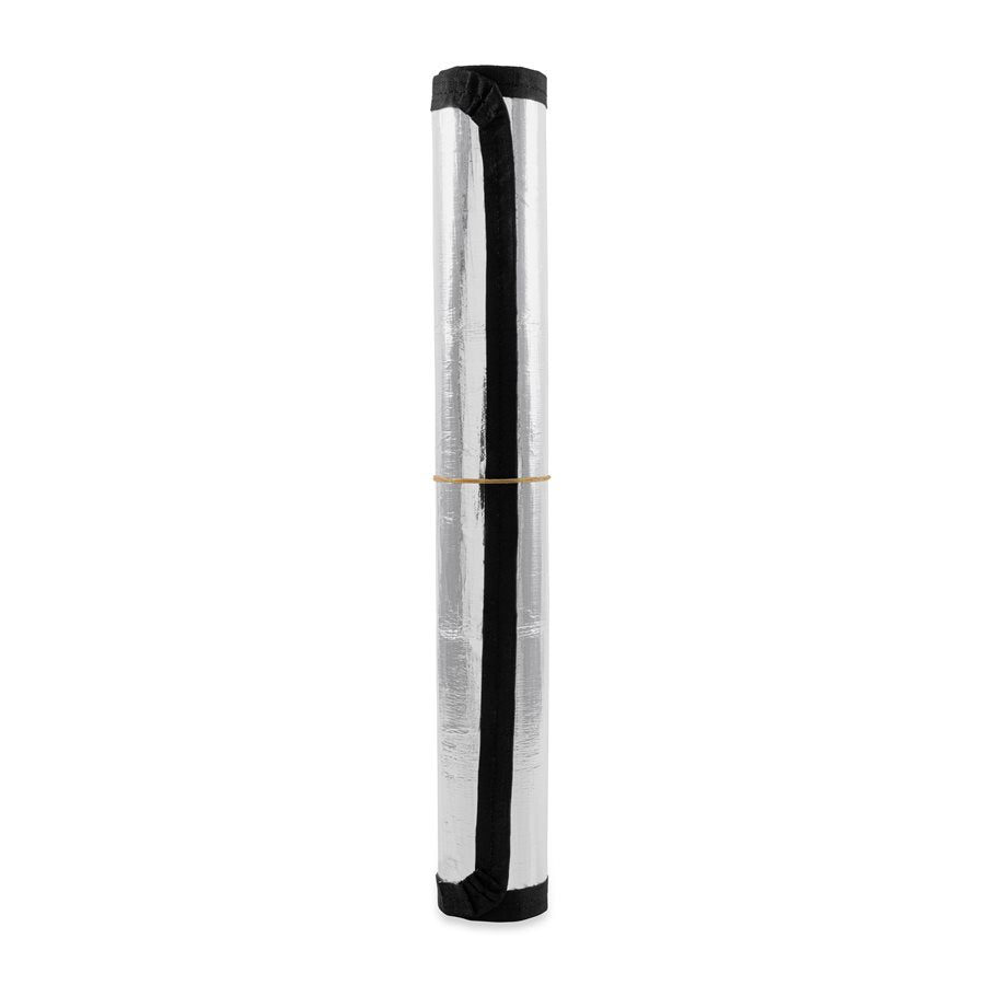 Camco Roof Vent Insulation, For 14 in x 14 in Vents, 16-1/4 in Length x 16-1/4 in Width, Black Nylon Ripstop And Silver Reflective Backing - 45149