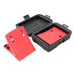 Husky Towing Wheel Chock, Husky Red, Steel, Set Of 2 - 38512