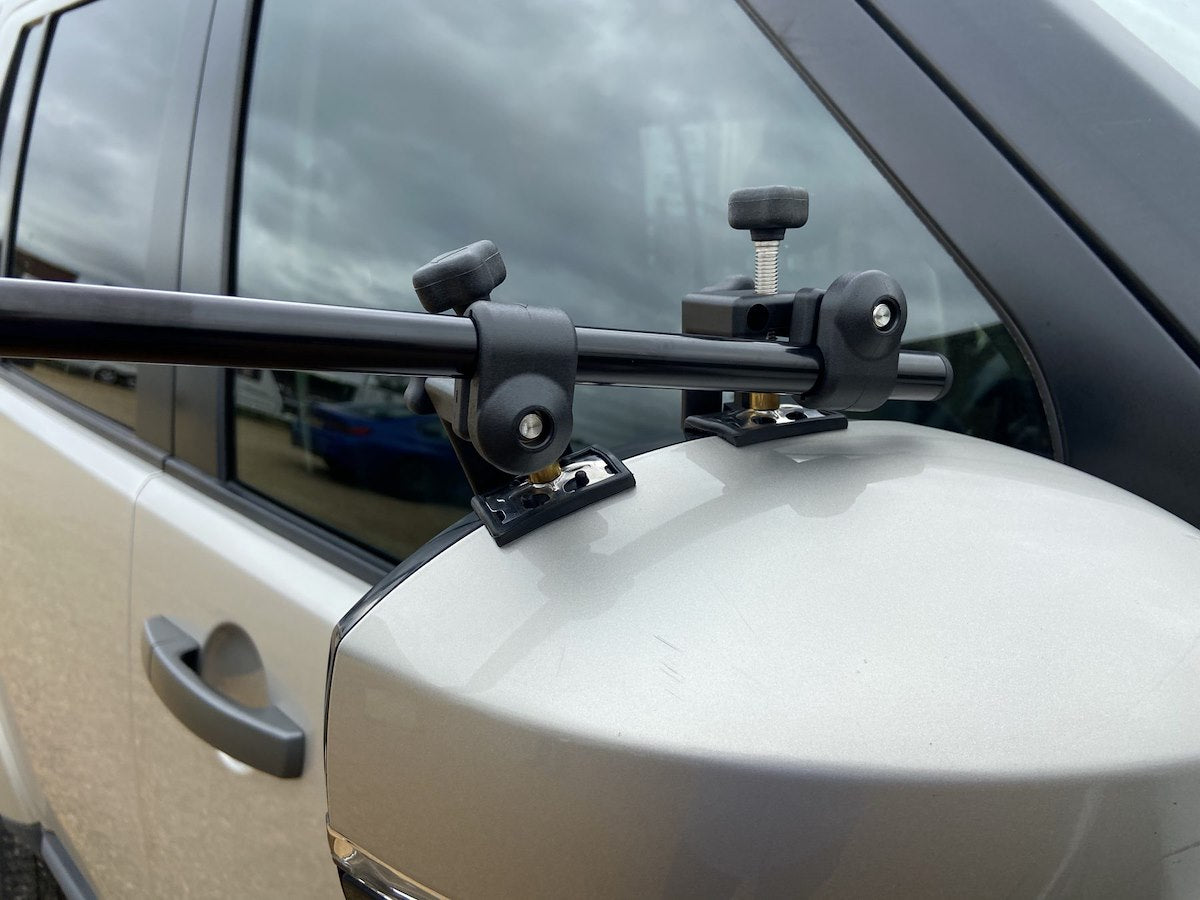 Milenco America Exterior Towing Mirror, Vehicle Fitment: Range/Land Rovers And BMW X Series, Black, Set Of 2 - MIL-6613