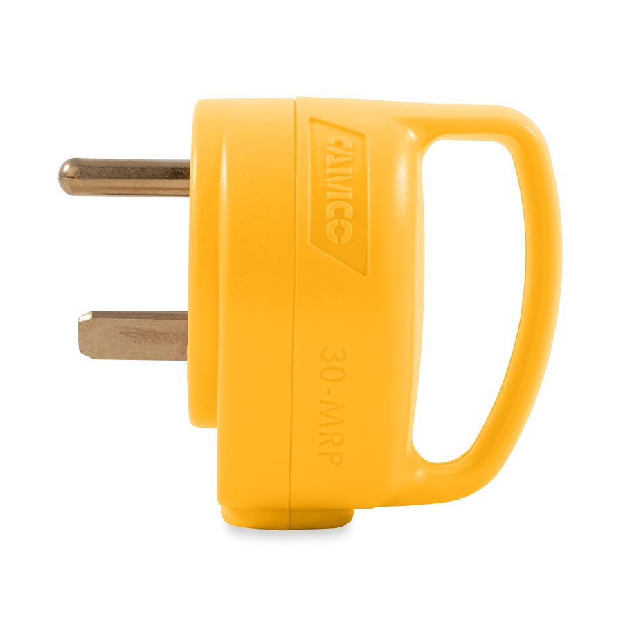 Camco Power Cord Plug End, 30 amp, TT-30P - 55283