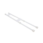 Camco Refrigerator Content Brace, Bar Extends From 16 in Length to 28 in Length, White Plastic - 44073