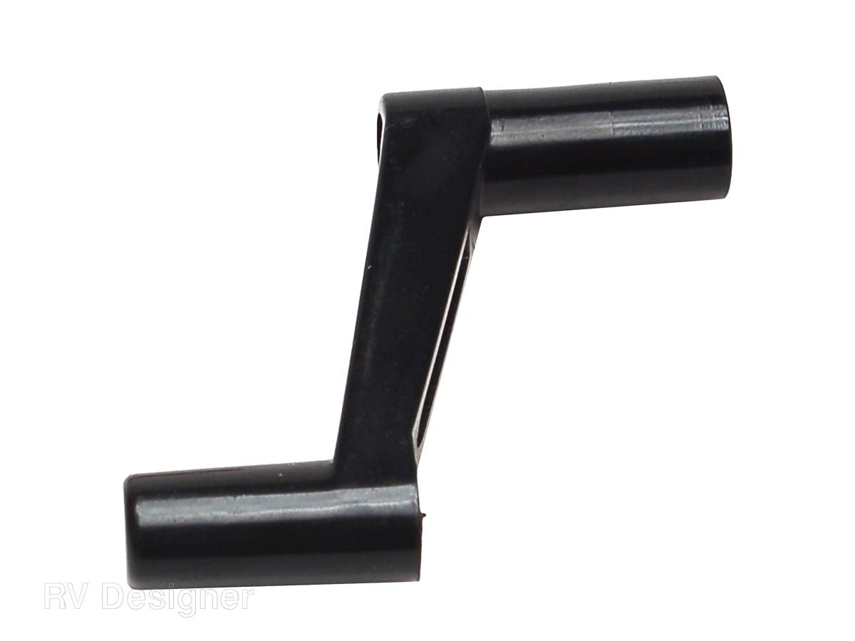 RV Designer Roof Vent Crank Handle, 1 in Size, Black - H701