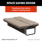 Lippert Sofa, 72 in Length x 30 in Width x 34 in Height Overall, 69 in Width x 20 in Depth Sitting Surface, 19 in Seating Height - 2024044417