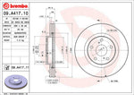 Brembo Brake Rotors 09A41711C02 product image 3