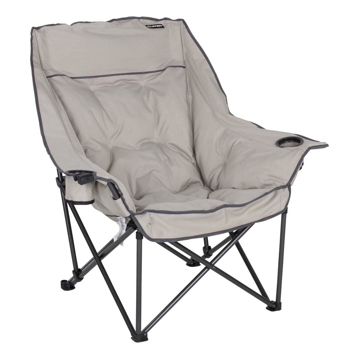 Lippert Camping Chair, 23-1/2 in Depth x 38-1/5 in Width x 39-1/2 in Height, 400 lb Weight Capacity - 2021128653