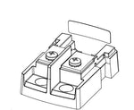 Blue Sea Fuse Block, 32 V DC, 80 amp - 5006100-BSS