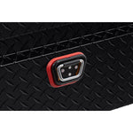 Weather Guard Tool Box, Gloss Black, Aluminum, 27-1/2 in Length x 72 in Width x 18-1/2 in Height - 117-5-04
