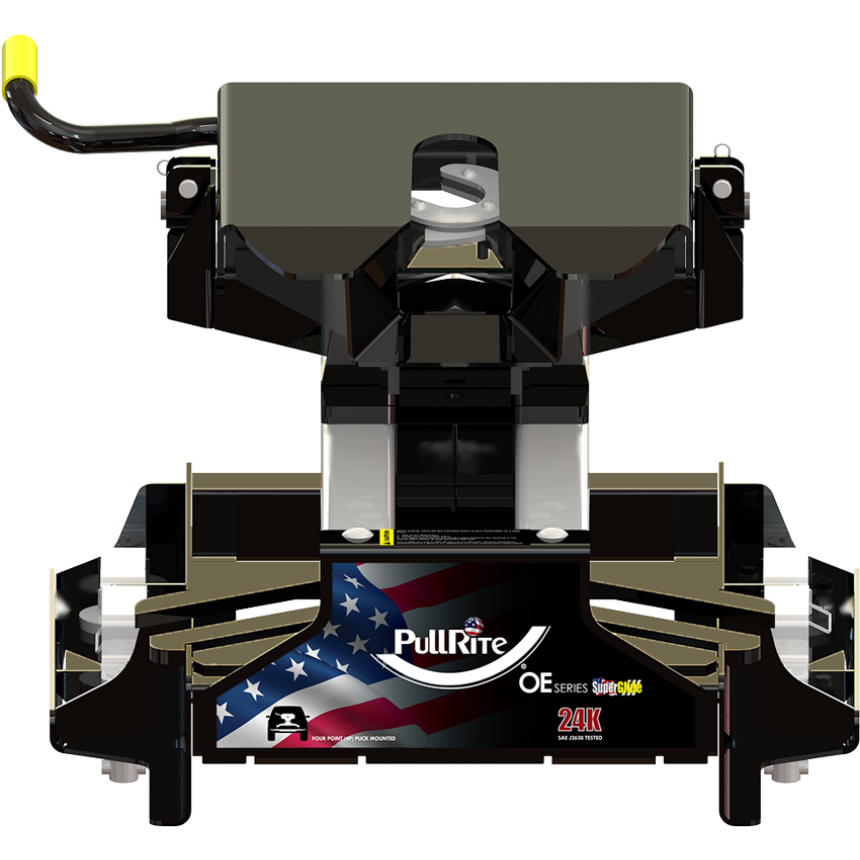 PullRite Fifth Wheel Trailer Hitch, 24000 lb Towing Capacity - 4500