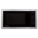 Magic Chef Microwave Oven, 1.1 Cubic ft Capacity, 20.3 in Width x 12 in Height x 15.6 in Depth Overall Dimension, Stainless Steel - MC110MST