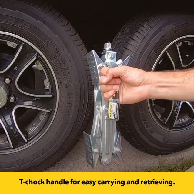 Stromberg Carlson Wheel Chock, Fits Tires Spaced 2 in To 17 in Apart, Pack Of 2 - JBP-T217.2