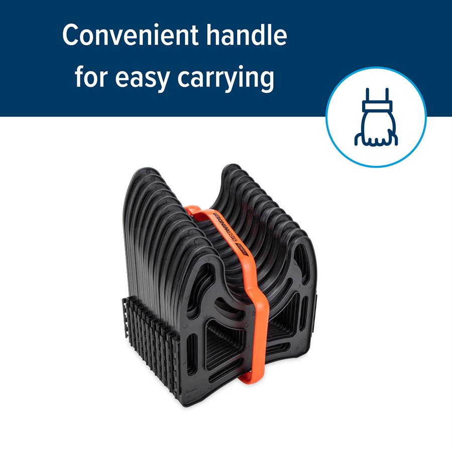 Camco Sewer Hose Support, Holds 10 ft Hose, Black - 43031