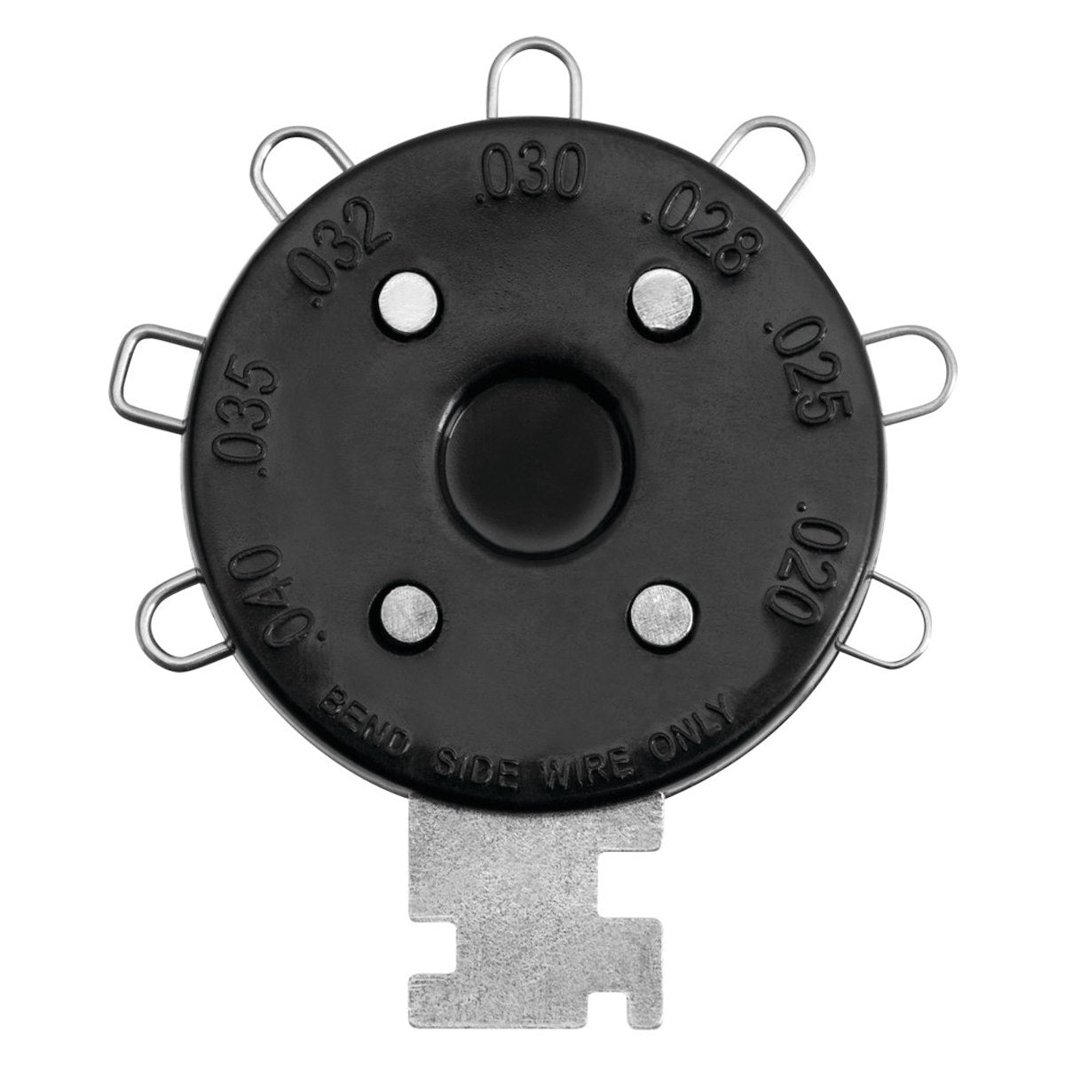 Performance Tool Spark Plug Gapping Tool, 7 Round Wire Blade, 0.02 To 0.4 in/0.5 To 1 Millimeter Gap Range - W162C