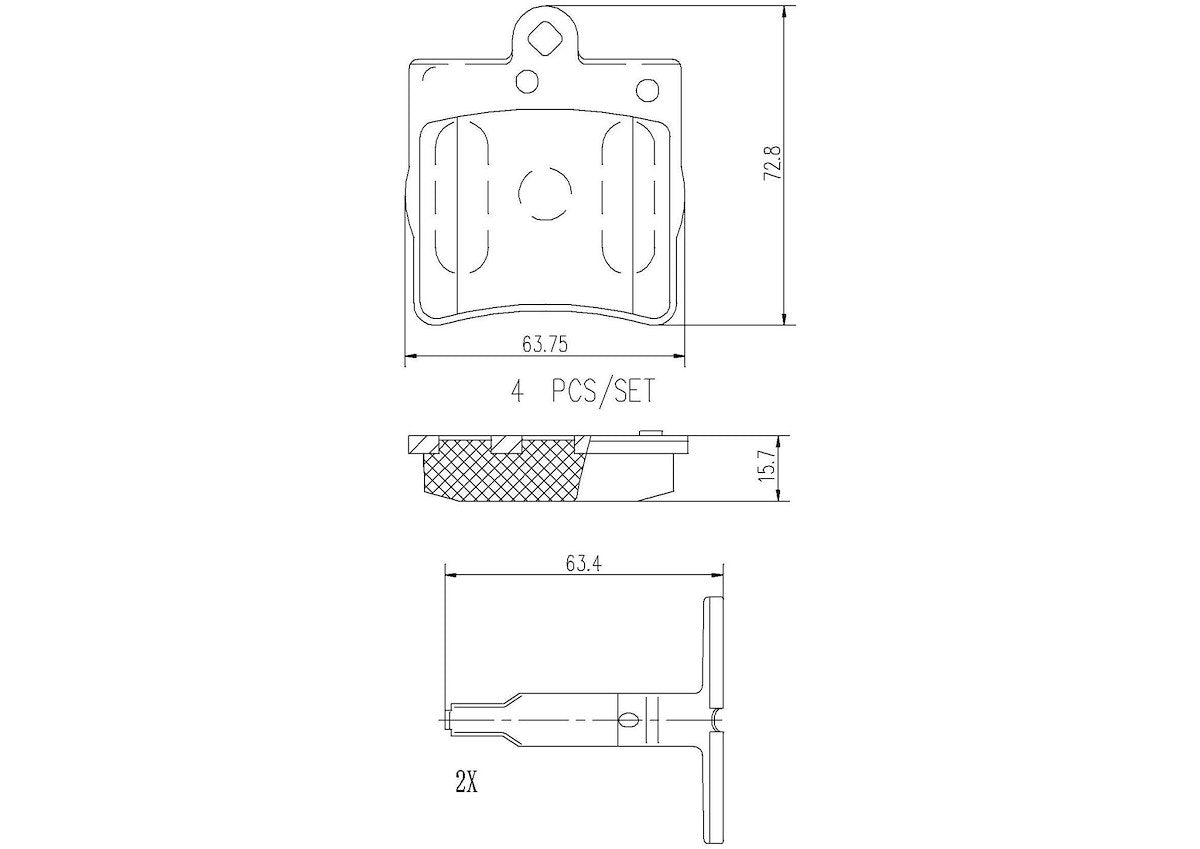 Brembo Brake Pads P50025N product image 4