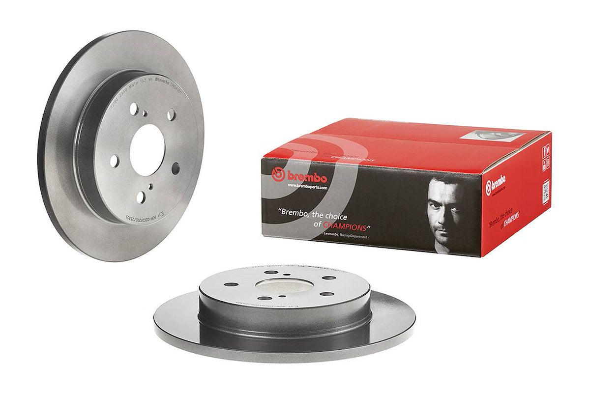Brembo Brake Rotor, Wheel Bolt Pattern 5 x 114.3 Millimeter, 173 Millimeter Hat Inside Diameter, 62 Millimeter Hub Diameter - 08D41811C02