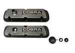 Ford Performance Valve Cover, Black Satin, Die-Cast Aluminum, Set of 2 - M-6582-A