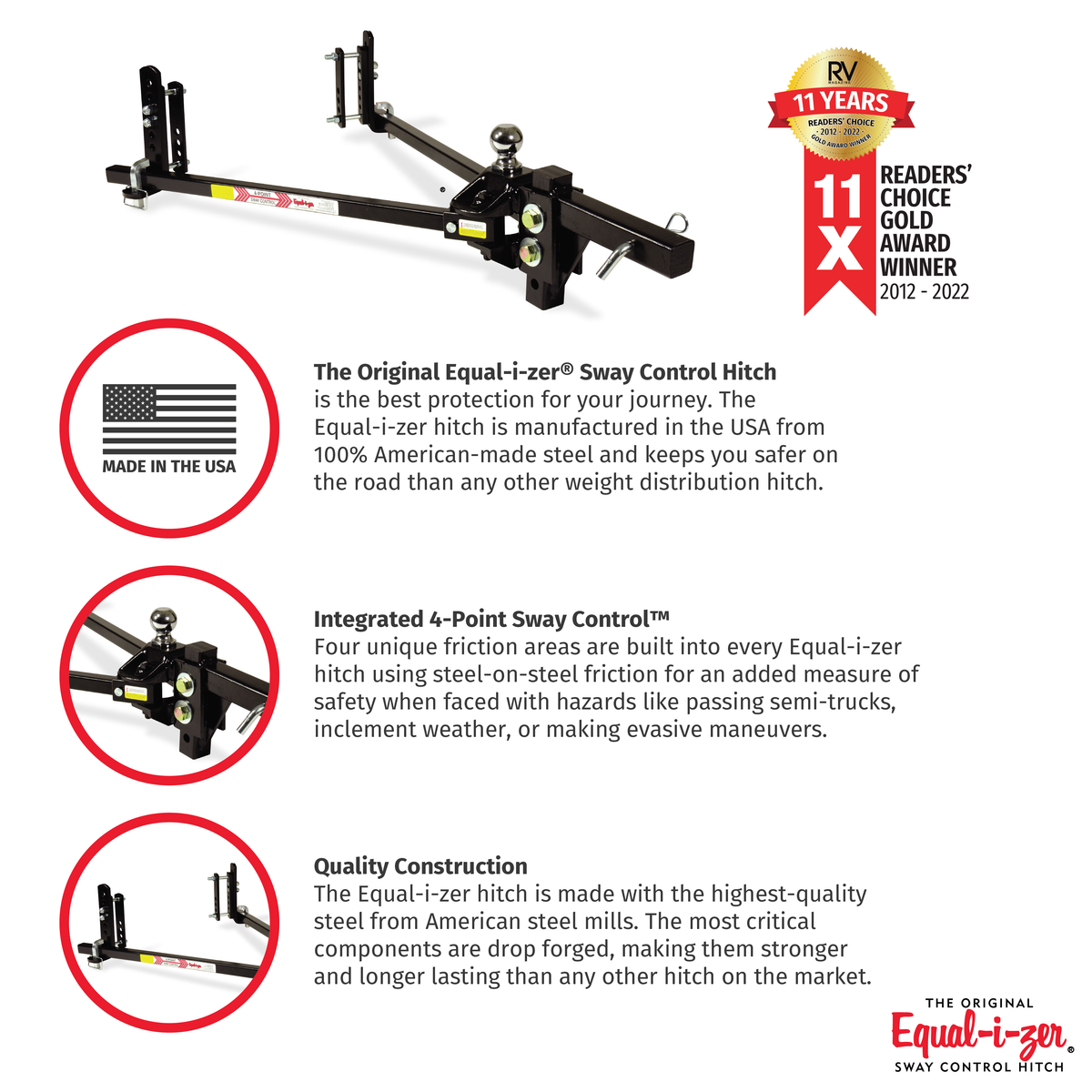 Equal-i-zer Hitches, Ball Mounts & Trailer Hardware 90-00-0600 product image 4