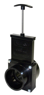 Valterra Sewer Waste Valve, Waste Valve For RV Black Water System, 3 in Waste Valve, With 3 in Hub x 3 in Spigot - T40