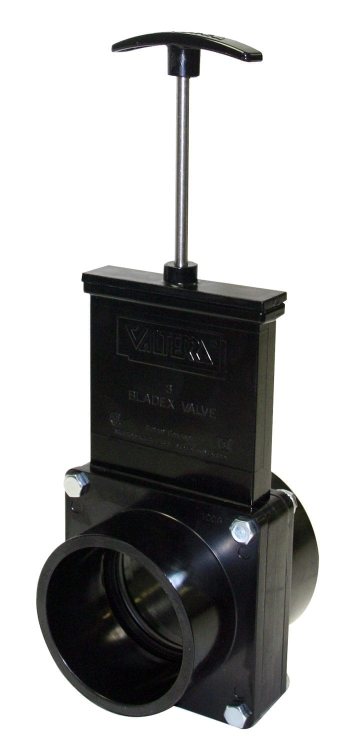 Valterra Sewer Waste Valve, Waste Valve For RV Black Water System, 3 in Waste Valve, With 3 in Hub x 3 in Spigot - T40
