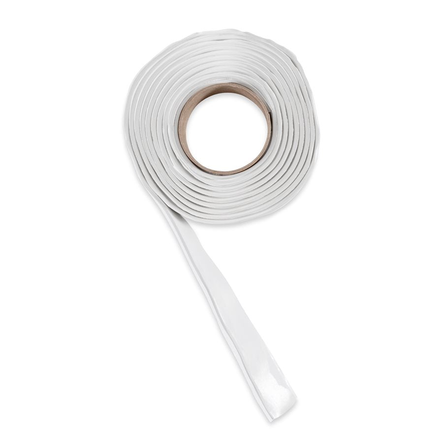 Camco Roof Vent Installation Kit, White Butyl Tape, 3/4 in Width x 8 ft Length - 25013