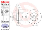 Brembo Brake Rotors 09737911C02 product image 2