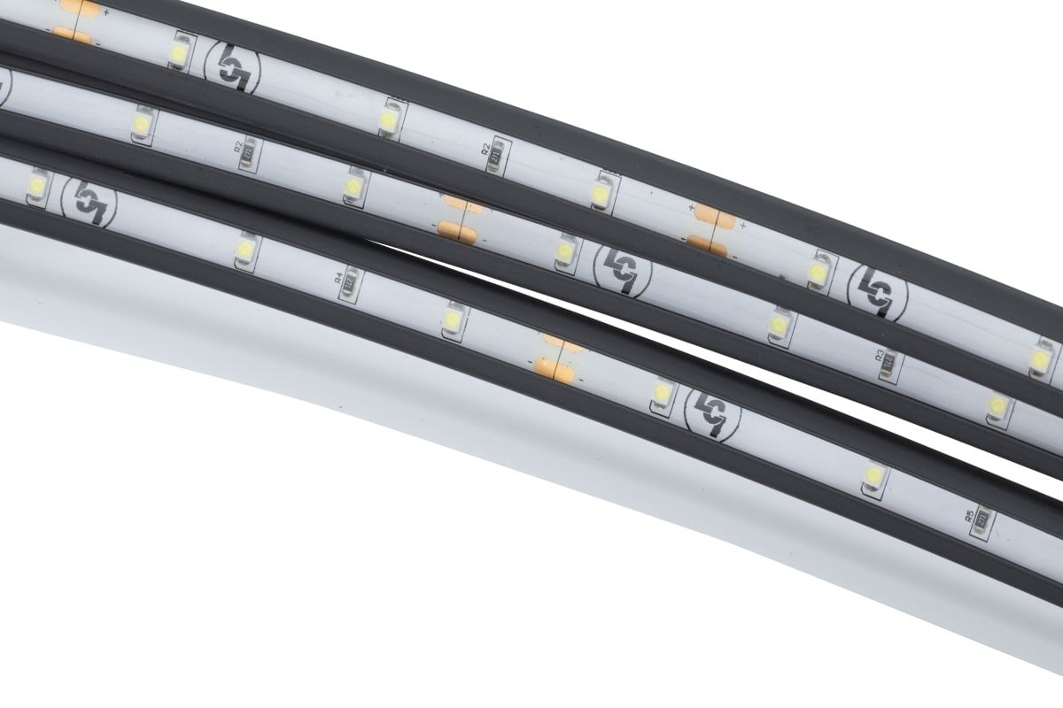 Lippert Awning Light, 21 ft Length, Black Plastic Housing - 674283