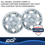 Coast2Coast Wheel Cover, 16 in, 6 Spoke, Set Of 4 - IWCB887216S