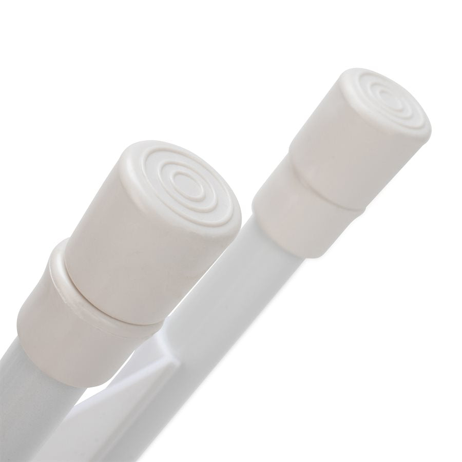 Camco Refrigerator Content Brace, Bar Extends From 16 in Length to 28 in Length, White Plastic - 44073
