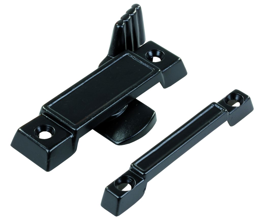 JR Products Window Latch, Black - 20435